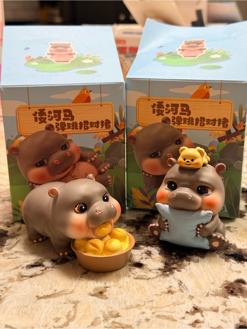 Moo Deng Hippo blind box
